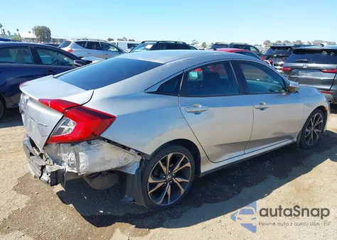 2020 Honda Civic Sport from USA, damaged, VIN 2HGFC2F84LH581255